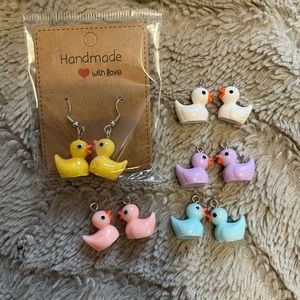 Duck Earrings 🦆🐤